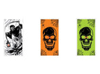 décoration de porte lumineuse halloween 76x152 mix