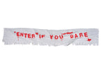 bannière horreur halloween enter if you dare 1.8m