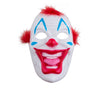 masque de clown démoniaque avec cheveux