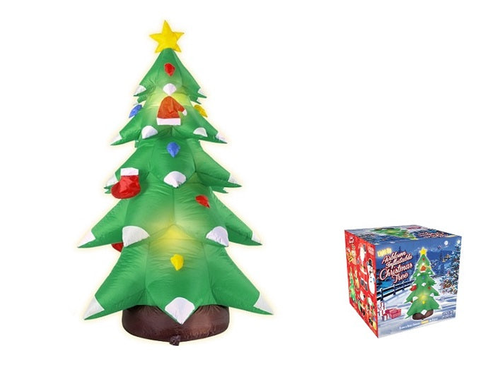 sapin de noël géant gonflable et lumineux 1.83m