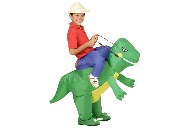 déguisement gonflable jump in dinosaure 2pcs enfant