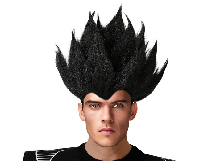 perruque manga ninja noir adulte