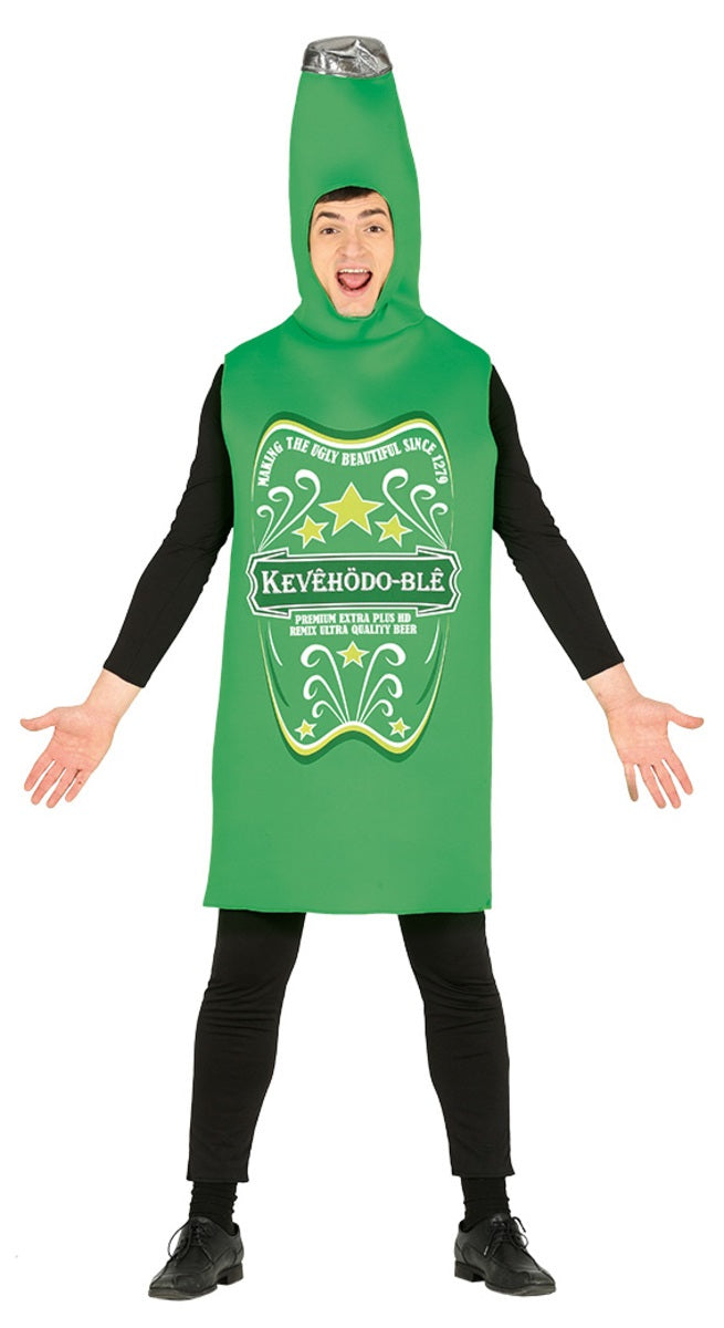 Déguisement bière verte adulte