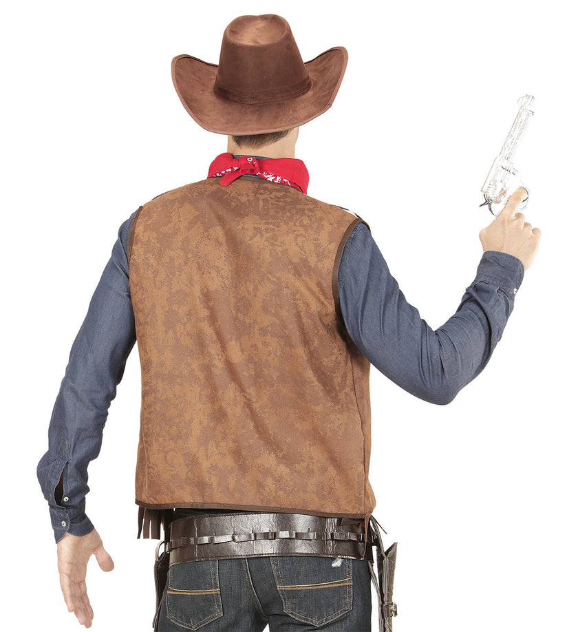 Gilet cowboy de l’Ouest homme