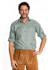 Chemise tyrolienne verte homme