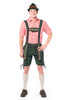 Déguisement bavaroise lederhose vert