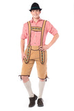 Déguisement tyrolien lederhose marron clair