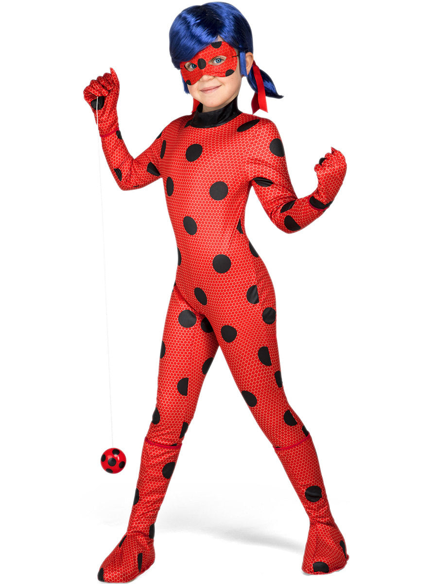 Déguisement Ladybug avec perruque pour fille