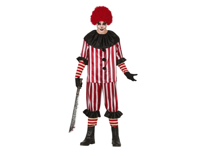 déguisement de clown diabolique 3pcs homme taille l/xl