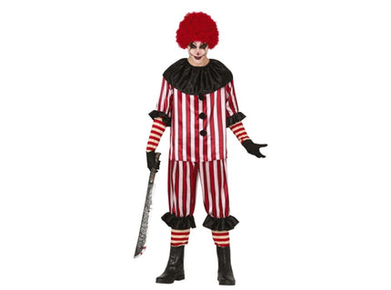 déguisement de clown diabolique 3pcs homme taille m/l