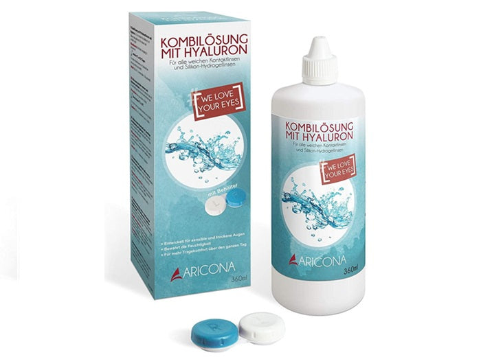 kit de nettoyage et conservation pour lentilles de contact 360ml