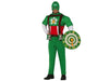 déguisement gag capitaine beer vert 3pcs homme taille m/l