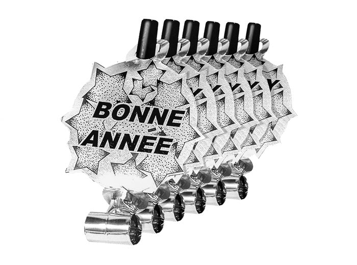 lot de 6 langues de belle mère bonne année argent