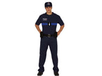 déguisement gag policier picole nationale 4pcs homme taille m/l