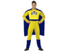 déguisement gag humour pastis man jaune 2pcs homme taille l/xl