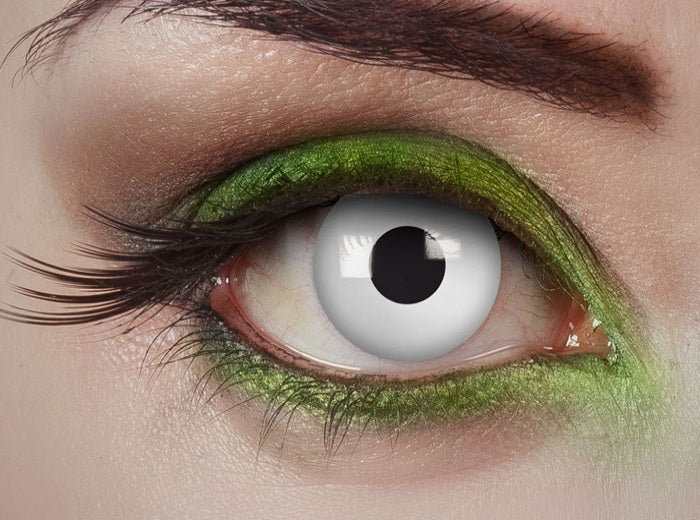 lentilles de contact zombie sorcière event blanc 1 jour