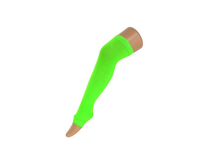 paire de jambières néon fluo vert 60cm