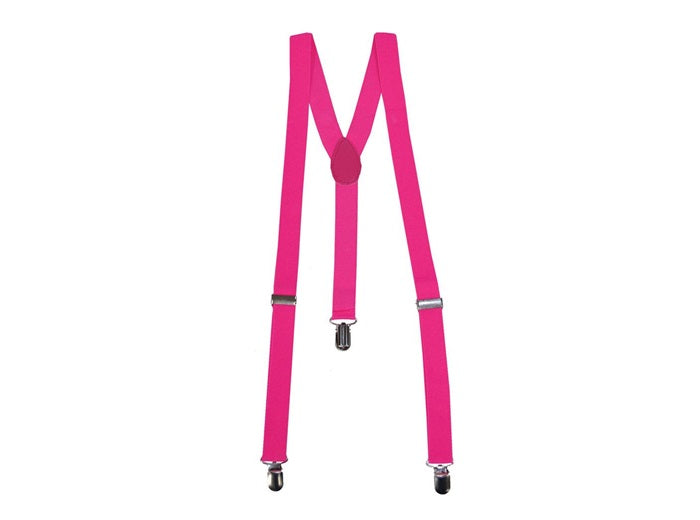 bretelles fluo néon pink