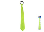 cravate fluo néon vert 43cm