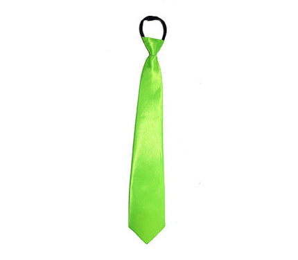 cravate fluo néon vert