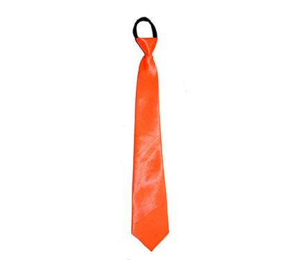 cravate fluo orange