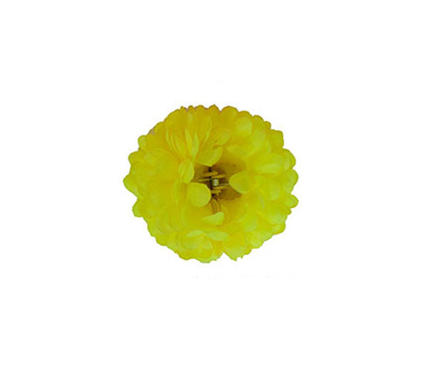clip fleur neon fluo jaune
