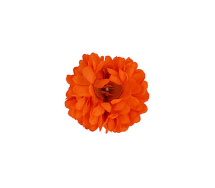 clip fleur neon fluo orange