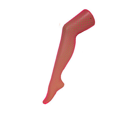 collant pour femme panty fluo néon à résilles pink