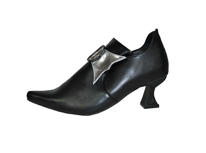 paire de chaussures à talon noir & argent pointure 42-43