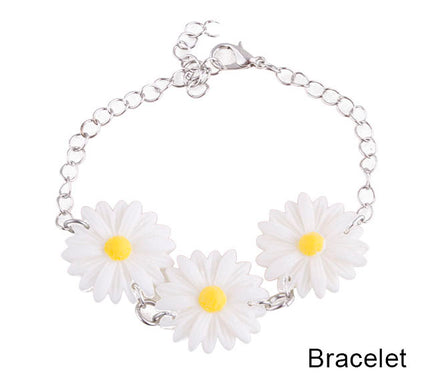 bracelet fleurs 3 marguerites