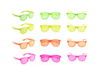 lunettes perles néon fluo vert