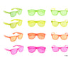 lunettes perles néon fluo orange