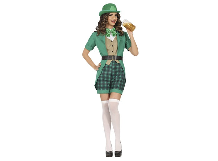 déguisement saint patrick femme 4pcs taille s/m