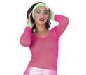 set bandeau et bracelets éponge néon vert 3pcs