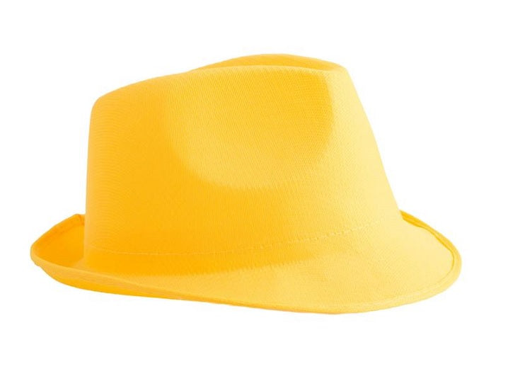 chapeau tribly toile jaune fluo adulte