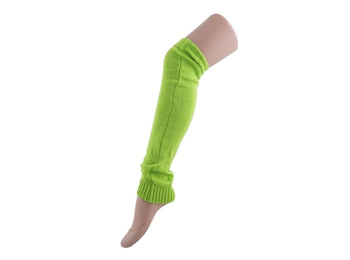 paire de jambière tricotée verte adulte 60cm