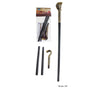 sceptre égyptien avec tête de serpent 82cm
