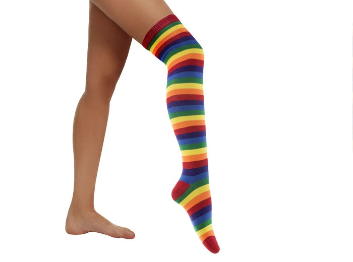 paire de chaussettes rainbow arc en ciel 45cm