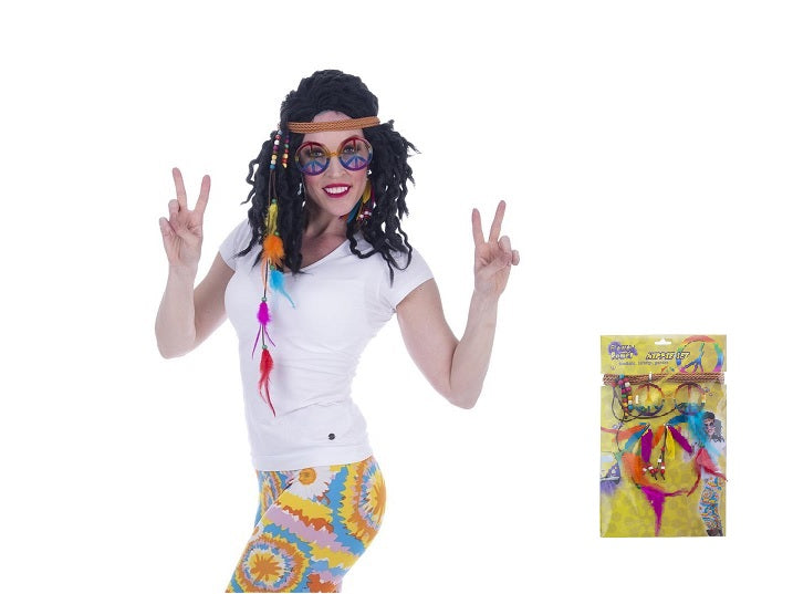 set accessoires peace & love femme 3pcs