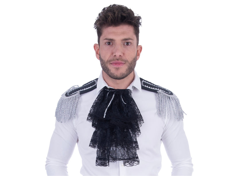 set accessoires baroque rococo argentés adulte 3pcs