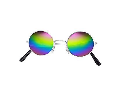 lunettes gag baba cool rondes multicolore