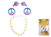 set accessoires hippie peace & love 4pcs