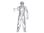 déguisement d''astronaute argent 6pcs homme taille m