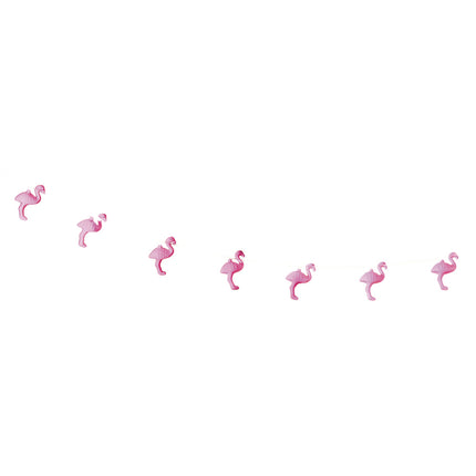GUIRLANDE FLAMANTS ROSES LUMINEUSE