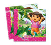 dora lot de 20 serviettes en papier