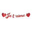 GUIRLANDE LETTRES JE T'AIME 2M
