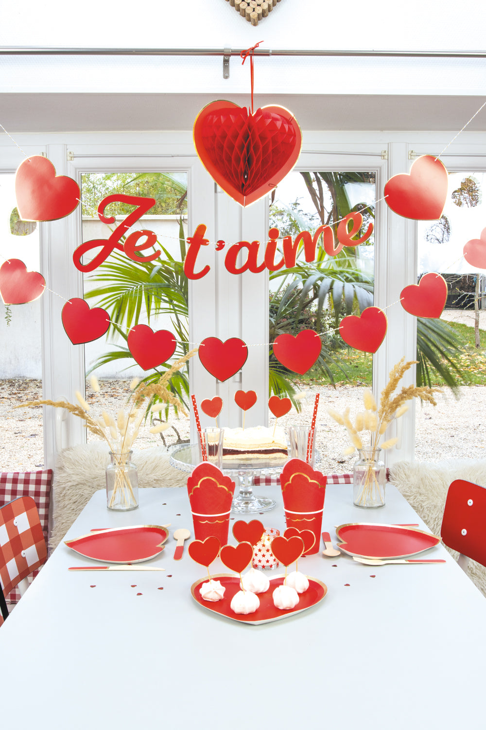GUIRLANDE LETTRES JE T'AIME 2M