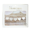 GUIRLANDE COEURS BLANCS ET OR 3M