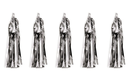 SET DE 5 TASSELS ARGENT