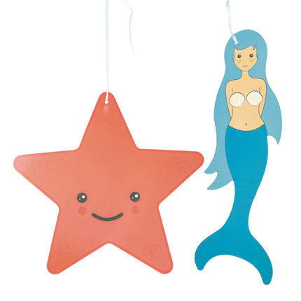 SET DE 2 DECORATIONS UNDER THE SEA